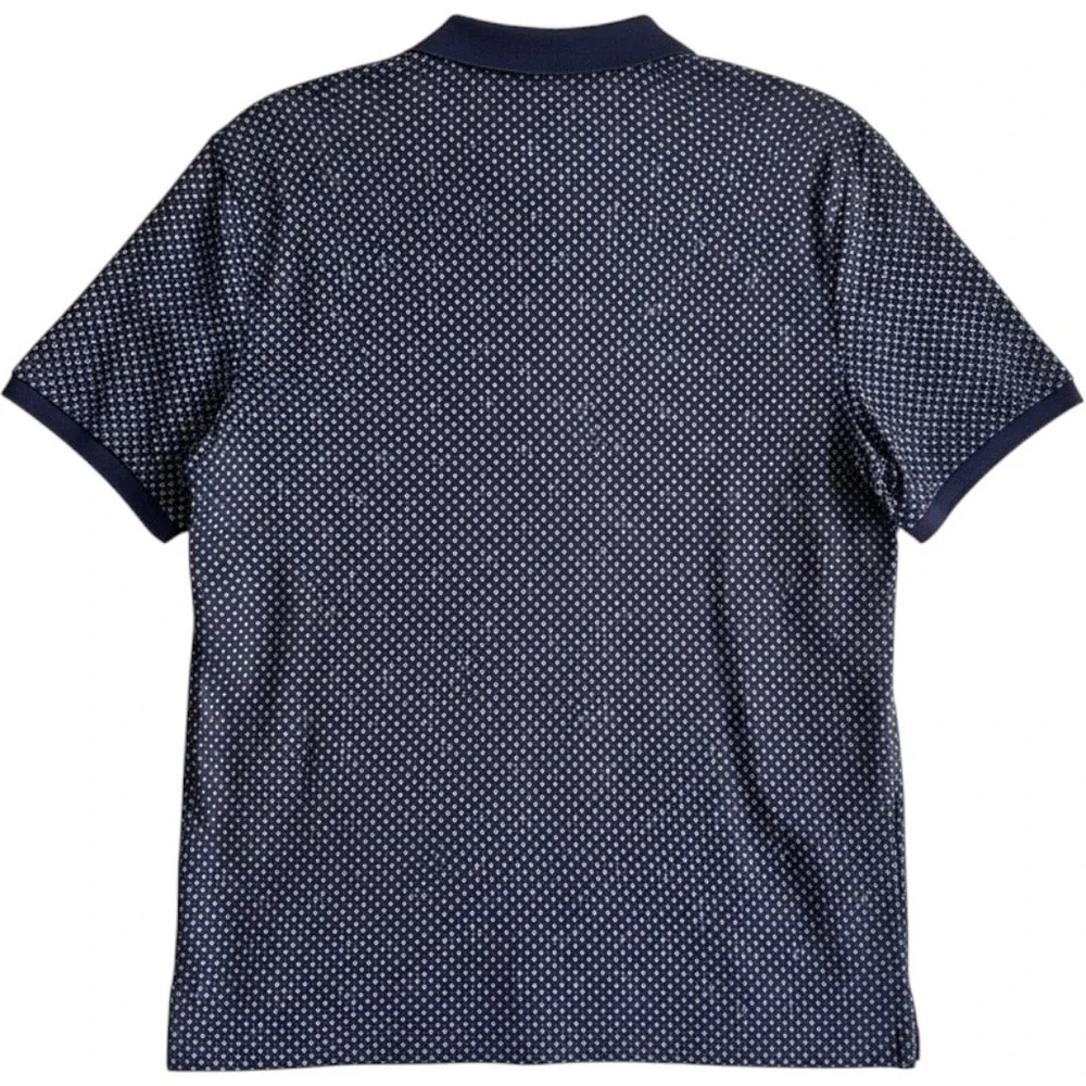 Polo Ralph Lauren Polo Shirt Mens XL Blue Anchor Print Short Sleeve Pony Logo